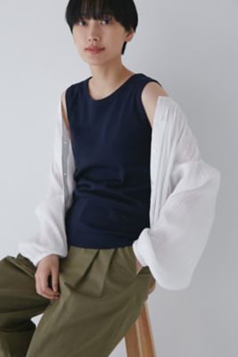 ◆オーガニックコットンフライスタンクトップ（０７７４２６０７０６）