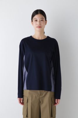 ◆ストライプドッキングカットソー（０７７４２６０８０２）