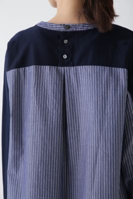 ◆ストライプドッキングカットソー（０７７４２６０８０２）