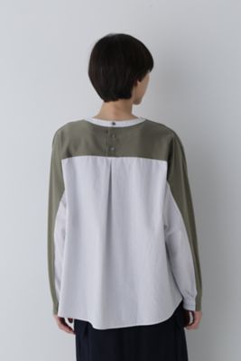 ◆ストライプドッキングカットソー（０７７４２６０８０２）