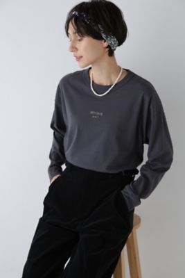 ◆ＢＯＮＪＯＵＲロゴ刺繍Ｔシャツ長袖（０７７４２６０９０４）