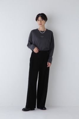 ◆ＢＯＮＪＯＵＲロゴ刺繍Ｔシャツ長袖（０７７４２６０９０４）
