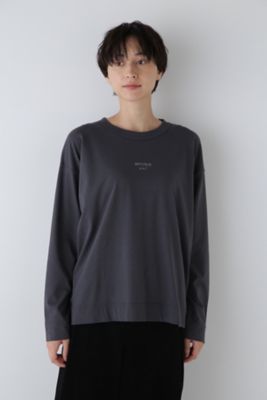 ◆ＢＯＮＪＯＵＲロゴ刺繍Ｔシャツ長袖（０７７４２６０９０４）
