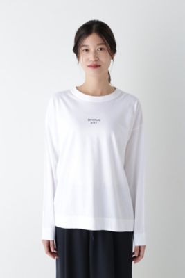 ◆ＢＯＮＪＯＵＲロゴ刺繍Ｔシャツ長袖（０７７４２６０９０４）