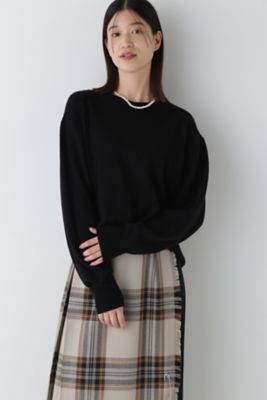 ソフトタッチウールクルーネックプルオーバー（０７７４２７０００８）