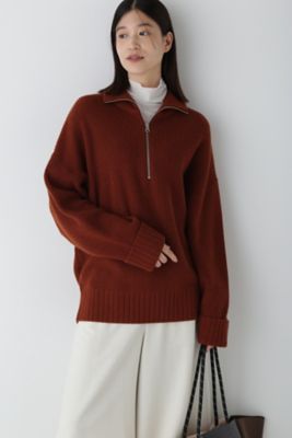 ◆ウールミックス片畦プルオーバー（０７７４２７００１４）