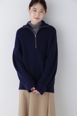 ◆ウールミックス片畦プルオーバー（０７７４２７００１４）
