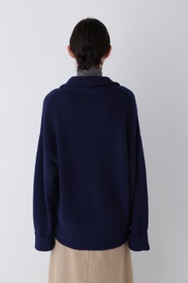 ◆ウールミックス片畦プルオーバー（０７７４２７００１４）