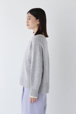 ◆ウールカシミヤＶネックニットプルオーバー（０７７４２７０１０３）