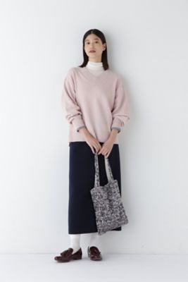 ◆ウールカシミヤＶネックニットプルオーバー（０７７４２７０１０３）