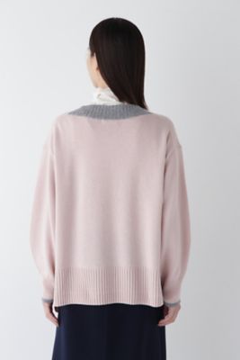 ◆ウールカシミヤＶネックニットプルオーバー（０７７４２７０１０３）