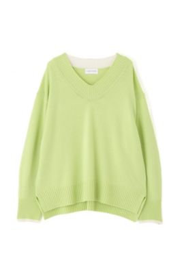 ◆ウールカシミヤＶネックニットプルオーバー（０７７４２７０１０３）