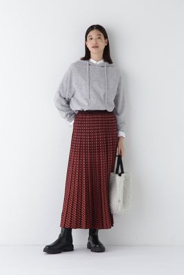 ◇ウールカシミヤフーディニット（0774270104） | human