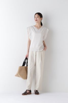 ◆レースドッキングニットトップス（０７７４２７０７００）