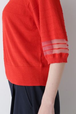 ◆ブークレボーダーニット（０７７４２７０７０１）