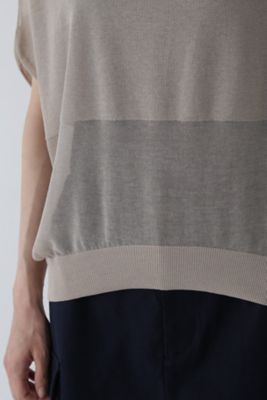 ◆シアーパネルニットプルオーバー（０７７４２７０８０３）