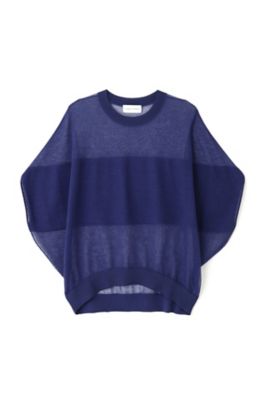 ◆シアーパネルニットプルオーバー（０７７４２７０８０３）