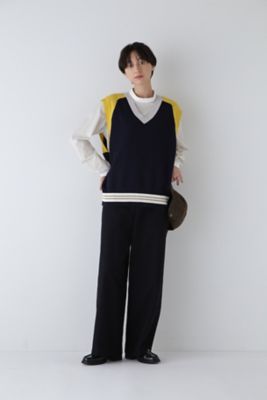 ◆カラーブロックベストニット（０７７４２７０９０３）