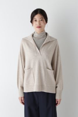 ◆衿付きニット（０７７４２７０９０４）