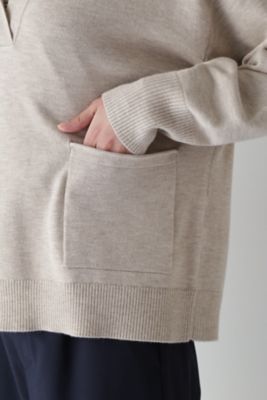 ◆衿付きニット（０７７４２７０９０４）