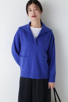 ◆衿付きニット（０７７４２７０９０４）