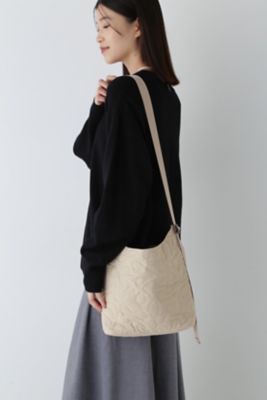 【SALE】human woman (Women)/ヒューマンウーマン キルティングショルダーバッグ(0774280004) ベージュ040 旅行用かばん・バッグ【三越伊勢丹/公式】