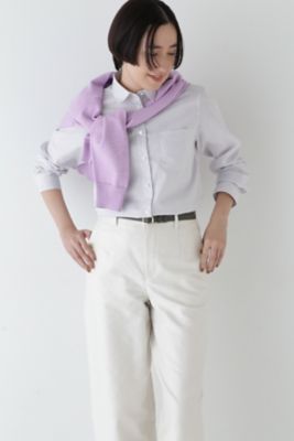 ◆ベーシックカラーストライプシャツ（０７７５１１０１０５）