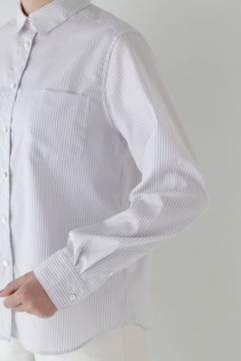 ◆ベーシックカラーストライプシャツ（０７７５１１０１０５）