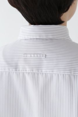 ◆ベーシックカラーストライプシャツ（０７７５１１０１０５）