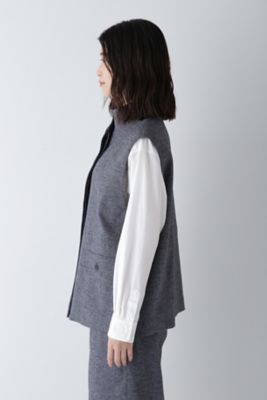 ◆リングミックスツィードアノラックジレ（０７７５１１０２０７）