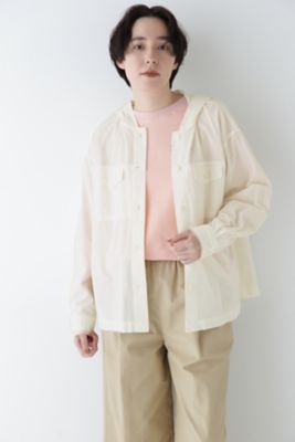 ◆製品染めフーディーブラウス（０７７５１１０３０１）