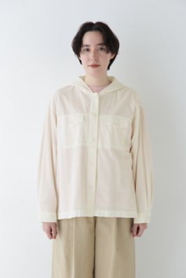 ◆製品染めフーディーブラウス（０７７５１１０３０１）