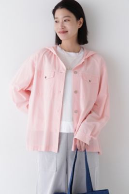 ◆製品染めフーディーブラウス（０７７５１１０３０１）