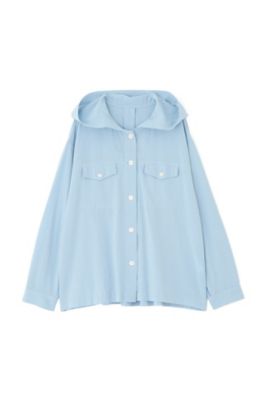 ◆製品染めフーディーブラウス（０７７５１１０３０１）