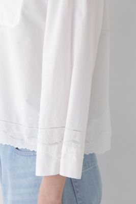 ◆ヴィンテージ風レースブラウス（０７７５１１０３０５）