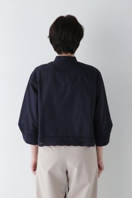 ◆ヴィンテージ風レースブラウス（０７７５１１０３０５）