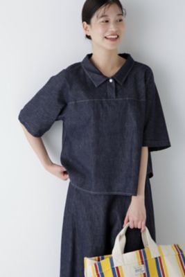 ◆ライトオンスデニムブラウス（０７７５１１０４００）