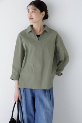 ＜human woman (Women)＞◆エアリーコットンスキッパープルオーバー（０７７５１１０４０１）