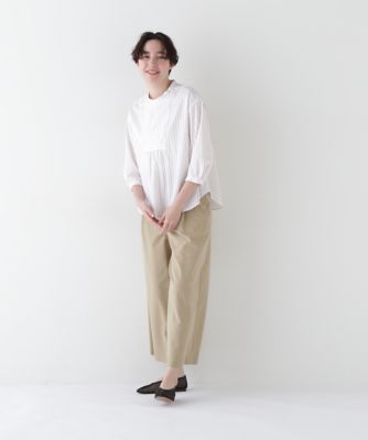 ◆ドビーストライプブラウス（０７７５１１０４０４）