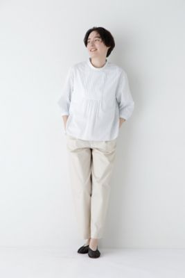 ◆ドビーストライプブラウス（０７７５１１０４０４）