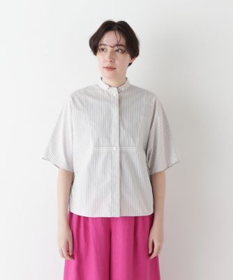 ◆ストライプローンカレンダードルマンボザムシャツ（０７７５１１０５０２）