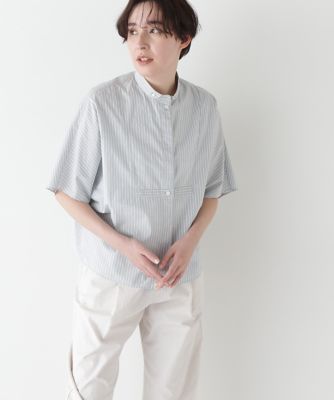 ◆ストライプローンカレンダードルマンボザムシャツ（０７７５１１０５０２）