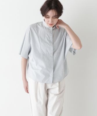 ◆ストライプローンカレンダードルマンボザムシャツ（０７７５１１０５０２）
