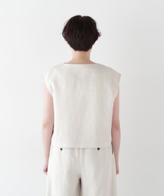◆リネンボックスブラウス（０７７５１１０５０５）