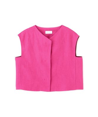 ◆リネンボックスブラウス（０７７５１１０５０５）