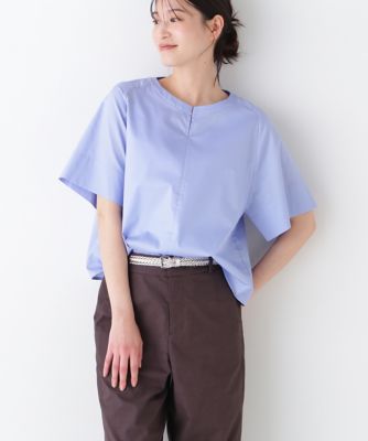 ◇ボックスシルエットキーネックブラウス（0775110601
