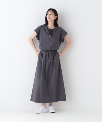 ◆コットンポリエステルウェザーストレッチフレンチスリーブプルオーバ ◇コットンポリエステルウェザーストレッチフレンチスリーブプル