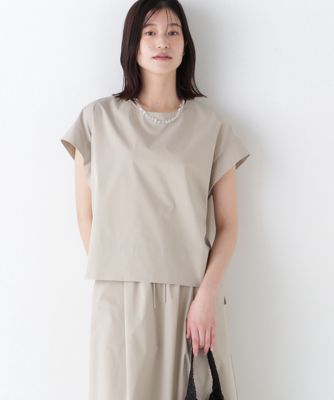 さな様OLLEBOREBLA♥️スクエアデザイン フレンチスリーブチュニック SALE！50%OFF】sana サナ フレアチュニック tunic (broad for