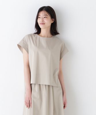 ◇コットンポリエステルウェザーストレッチフレンチスリーブプル