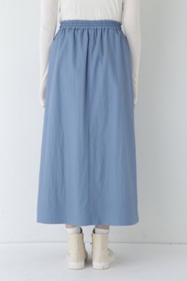 ◆マットツイル脇配色ラインスカート（０７７５１２０１０１）
